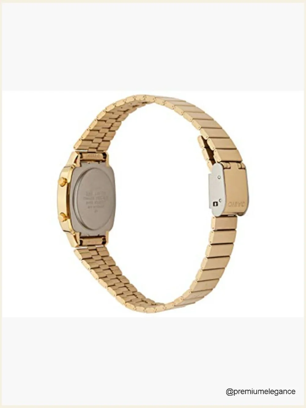 Quartz Wrist Watch with Date Display, Stainless Steel Case, Resin Band